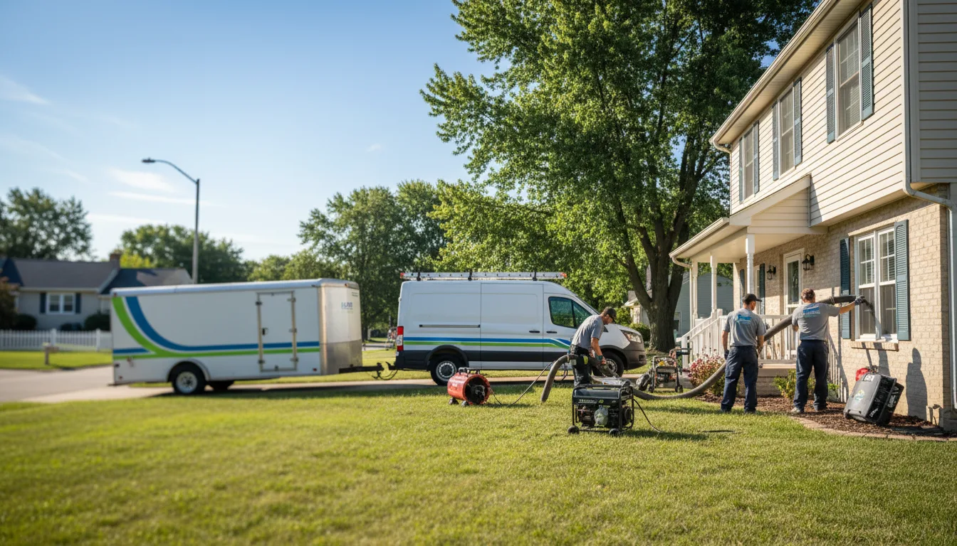 Flooded Basement Restoration And Cleanup With Repair in Grand Rapids, MI near me